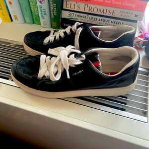 Leather Prada sneakers